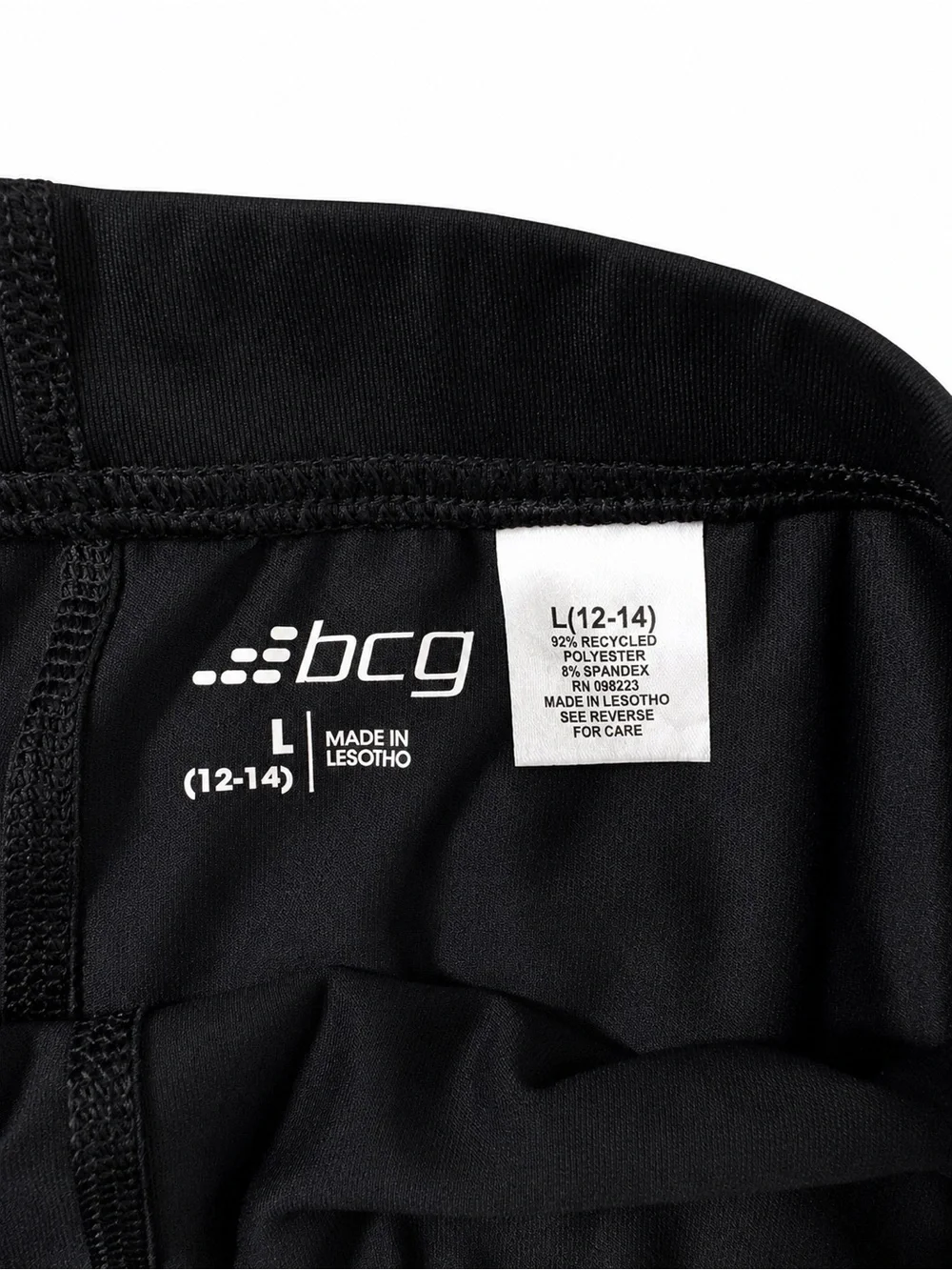 bcg Black High-Rise Bike Shorts Duo